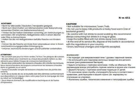 TRIO 500 ml Vakuumflasche aus gebürstetem Edelstahl Werbeartikel