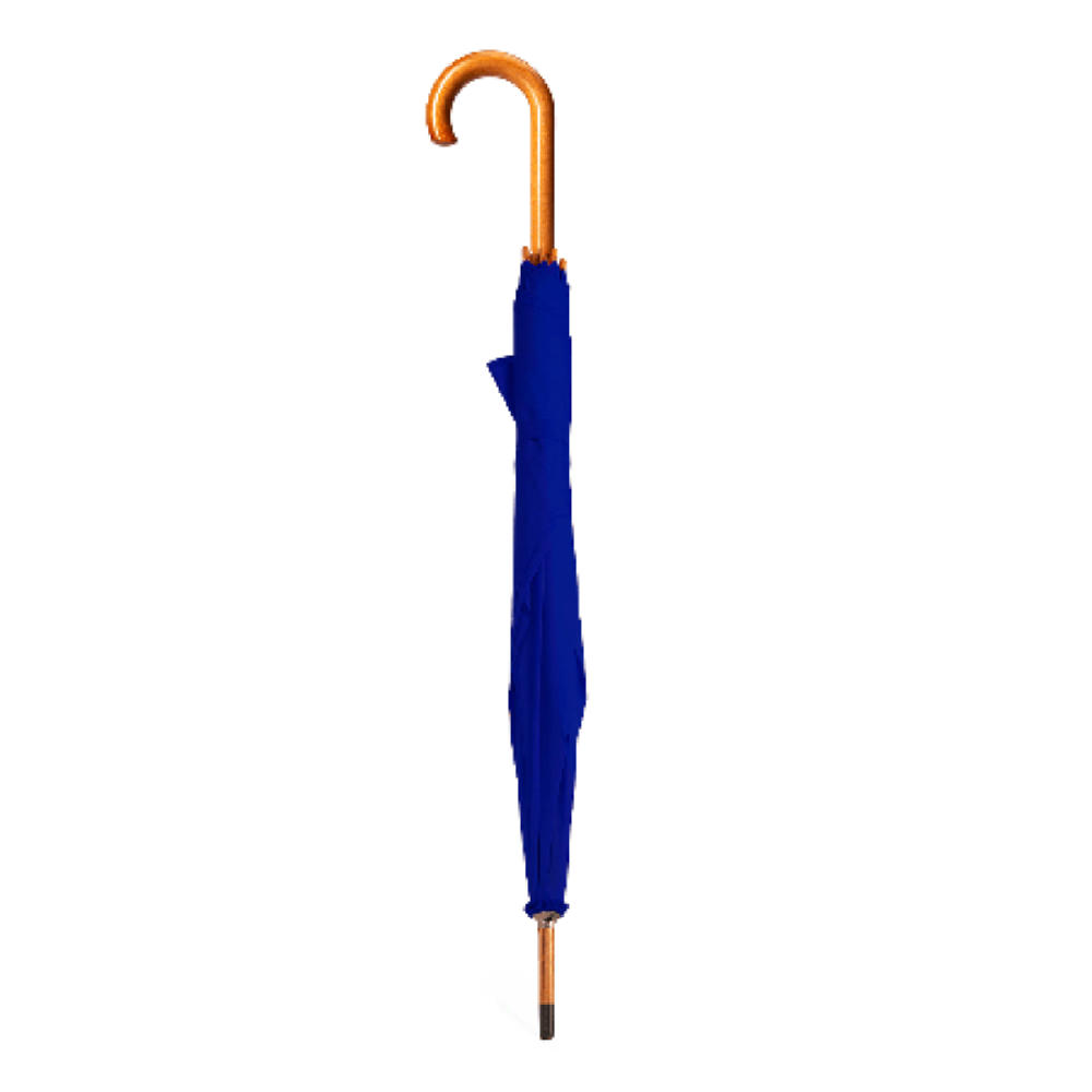 Product image Regenschirm mit Stiel und Griff aus gebogenem Holz Polyester P-190T Werbeartikel
