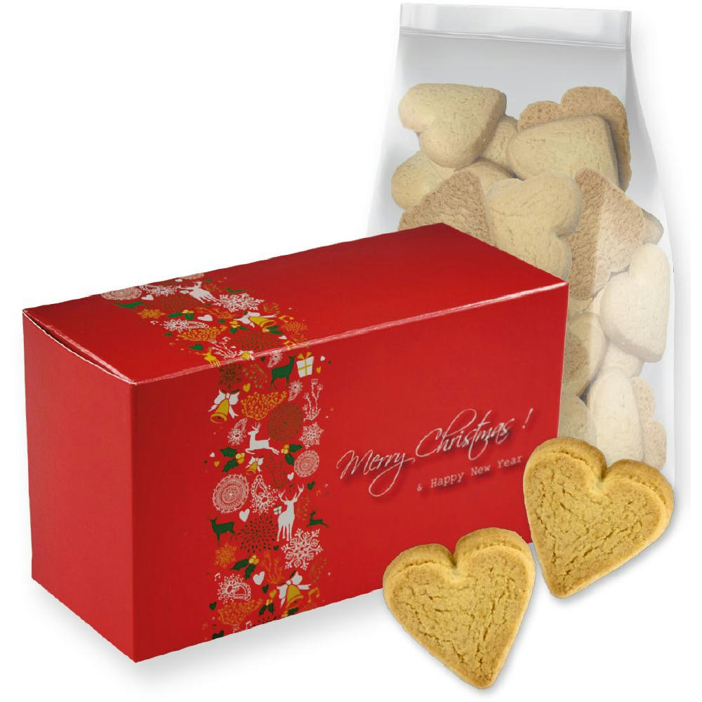 Product image Butter-Herzen, ca. 130g, Faltschachtel Werbeartikel