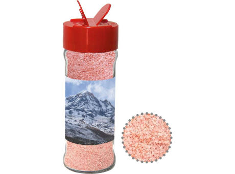 Product image Rosa Kristallsalz, ca. 80g, Glas mit Streuaufsatz Werbeartikel