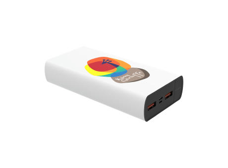 Powerit-Now Powerbank QC3.0 20W 20000 mAh Black bedrucken