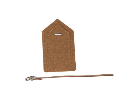 Eco Luggage Tag Cork Werbeartikel