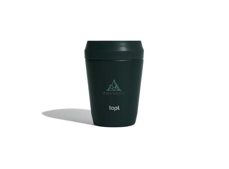 Topl-Trinkbecher aus rec. Stahl mit 360-Grad-Deckel 236ml bedrucken