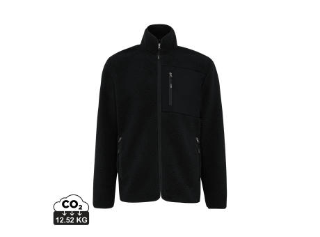 IQONIQ Diran Fleecejacke aus recyceltem Polyesterflor Werbeartikel