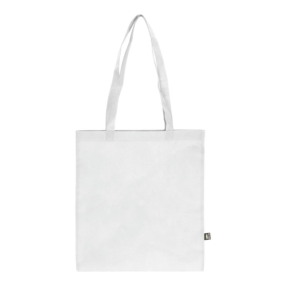 Product image R-PET Tragetasche aus Non Woven mit langen Griffen 38 x 42cm 75g/m² Werbeartikel