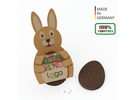 FlowerEgg "Bienenwiese" - torffrei Werbeartikel