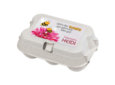 Sixpack - Flower-Balls Midi mit Samen mit Samen Werbeartikel