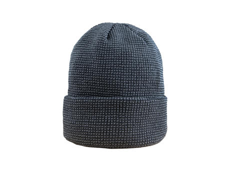 Exclusive Recycled Reflective Rib Beanie Werbeartikel