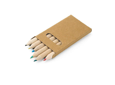 Product image BIRD. Buntstift Schachtel mit 6 Buntstiften Werbeartikel