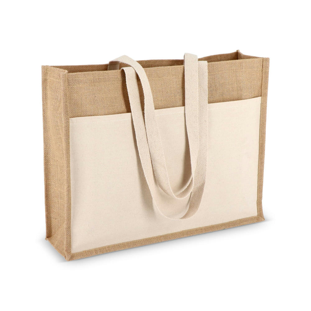 Product image Jute Tragetasche OEKO-TEX® 45 x 12 x 35cm 320g/m² Werbeartikel