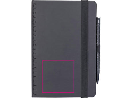 TROIKA Notizblock BLACK SLIMPAD A5 Werbeartikel