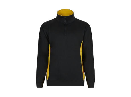 VL SVAROG. Zweifarbiges Frottee-Sweatshirt (260 g/m²), aus Polyester (65 %) und Baumwolle (35 %) bedrucken