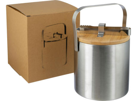 Doppelwandiger Eiskübel aus Edelstahl Fenwick Werbeartikel