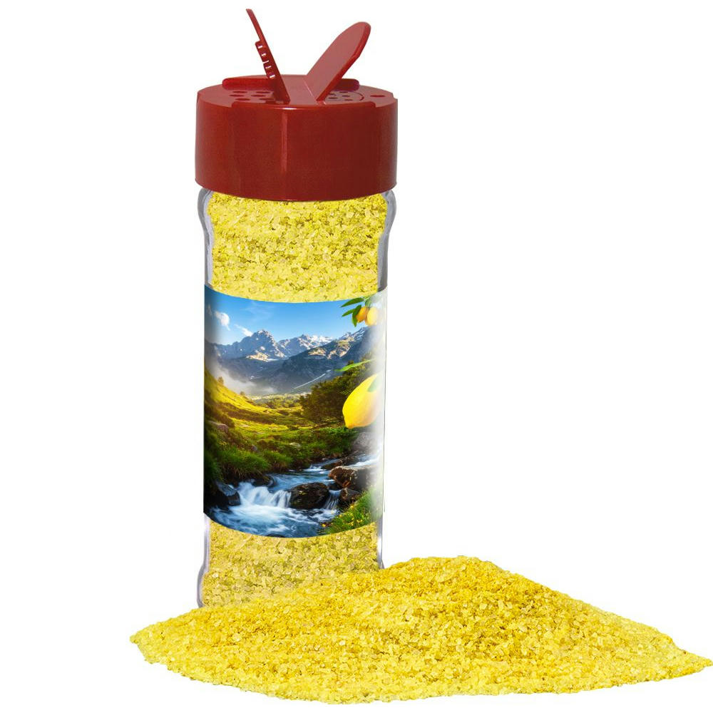 Product image Gewürzmischung Zitronen-Salz, ca. 80g, Glas mit Streuaufsatz Werbeartikel