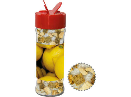 Product image Gewürzmischung Zitronen-Salz, ca. 80g, Glas mit Streuaufsatz Werbeartikel