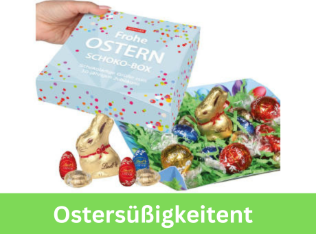 Ostersüßigkeiten als Werbeartikel mi Logo bedrucken