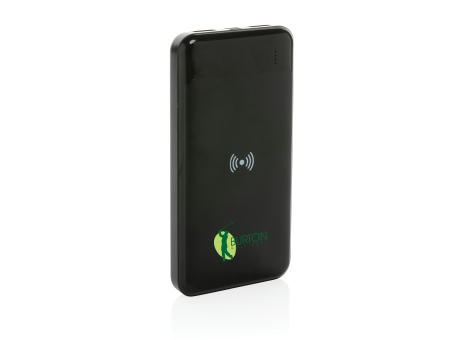 Product image Wireless Powerbank aus RCS Standard recyceltem Kunststoff bedrucken