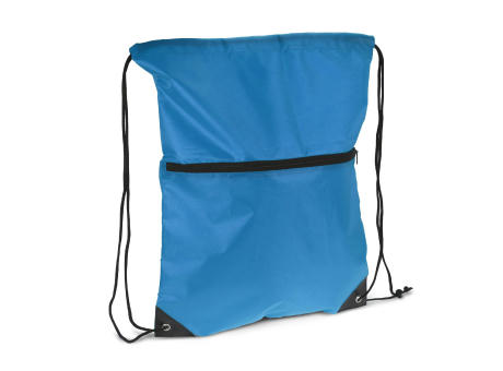 Product image Kordelzugtasche 210T R-PET mit Reißverschluss bedrucken