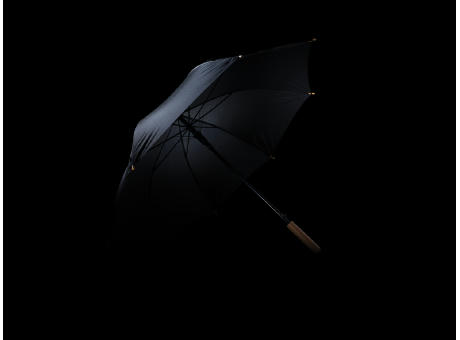 23" Impact AWARE™ RPET 190T Auto-Open Bambus-Schirm Werbeartikel