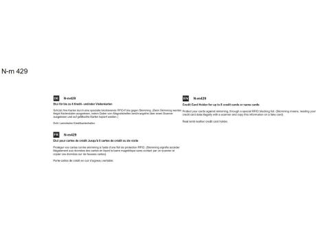 RFID Leder-Etui in kompaktem Format für bis zu 8 Karten bedrucken