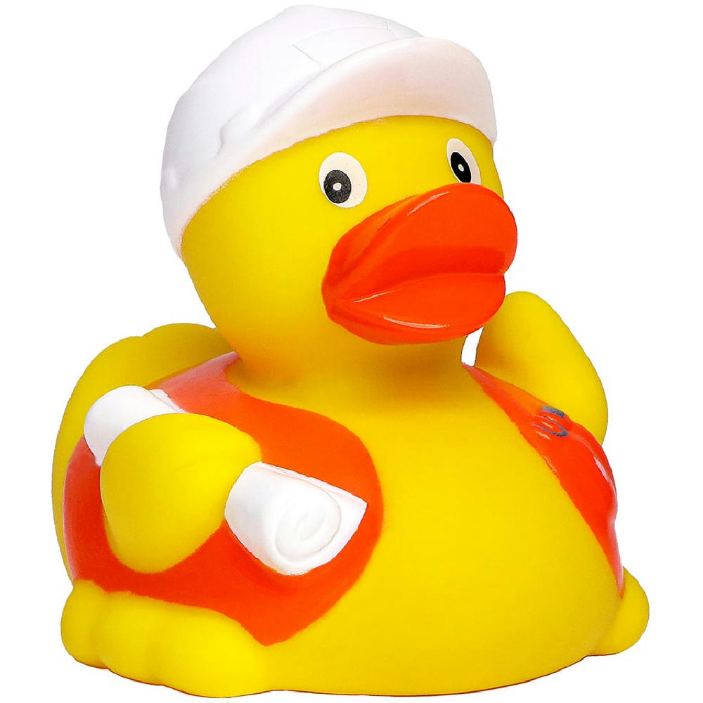 Product image Quietsche-Ente Bauarbeiter Werbeartikel
