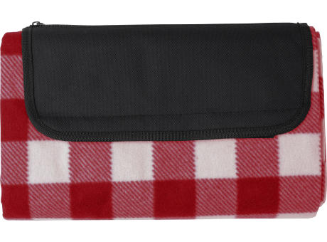 rPET faltbare Polarfleece-Decke Vesper Werbeartikel