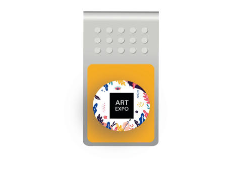 Product image ROMINOX® Mehrweg-Büroklammer Straight Clip mit Noppen, idealer Mailingartikel für Dokumente, bis zu 18 Seiten Klemmkraft Werbeartikel