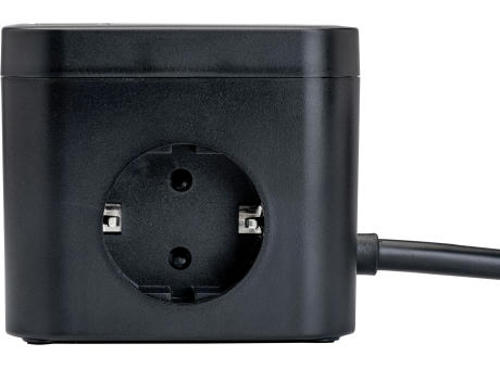 PLUG Steckerwürfel mit Schukosteckdosen und USB 35W PD Werbeartikel