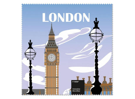 POLYCLEAN Brillenputztuch 20x20 cm im Polybeutel, All-Inclusive-Paket bedrucken