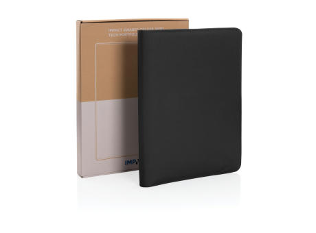 Impact Aware™ Deluxe 300D Tech Portfolio mit Reißverschluss Werbeartikel
