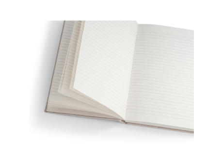 TEAPAD RIGID. Notizbuch A5 mit Hardcover aus Teeblattverwertung (65%) bedrucken