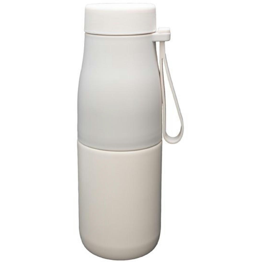 Isolierflasche 'Zeibu', beige, 400 ml Werbeartikel