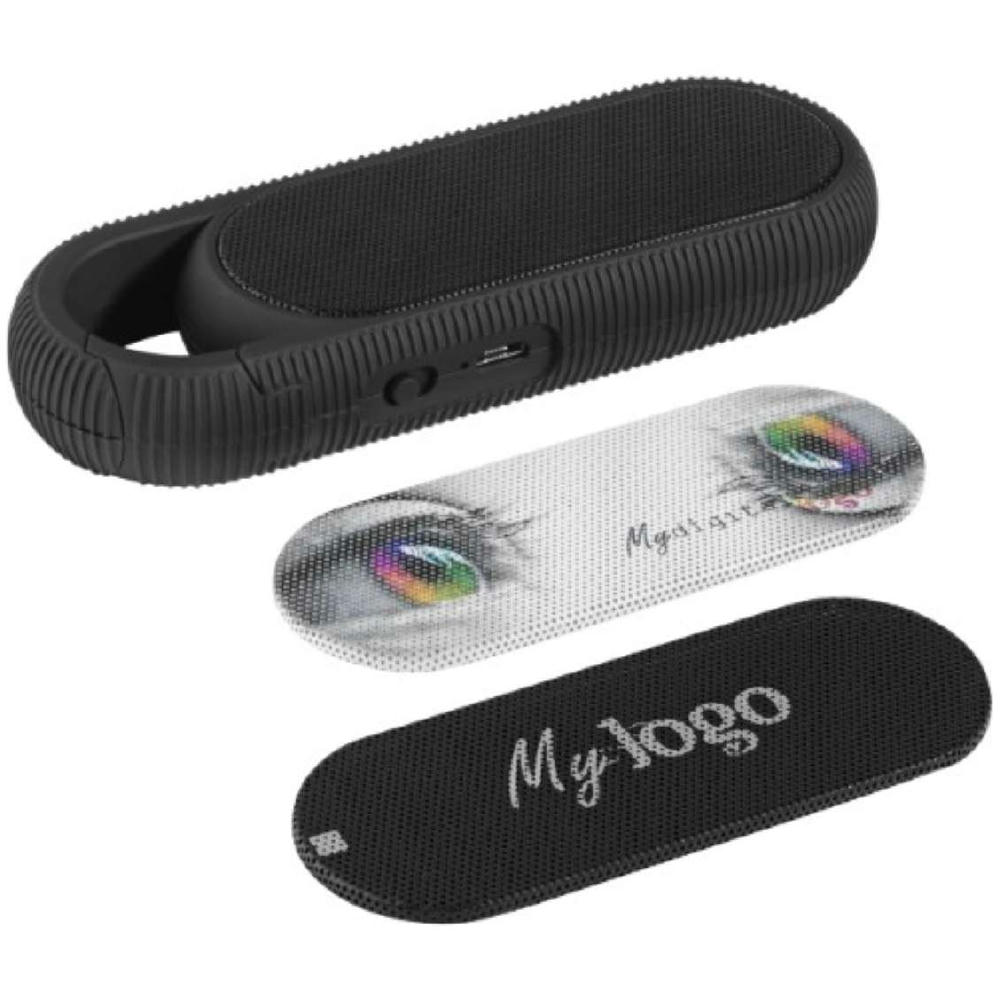 Product image Metmaxx® Lautsprecher "Mr.BoombasticPocket" schwarz Werbeartikel