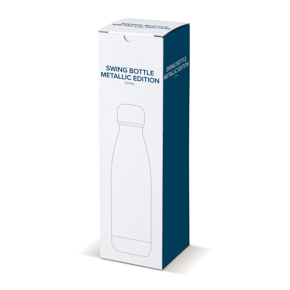 Flasche Swing Metallic Edition 500ml Werbeartikel