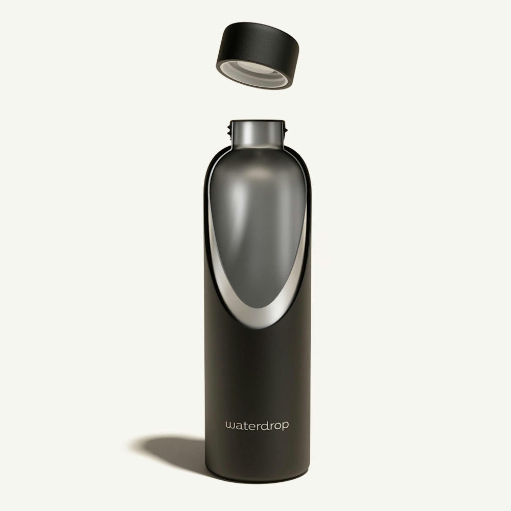 Waterdrop Edelstahlflasche mit Stahldeckel 600 ml Werbeartikel