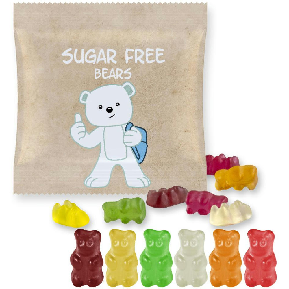 Product image Gummibärchen zuckerfrei, ca. 30g, Maxi-Tüte Werbeartikel