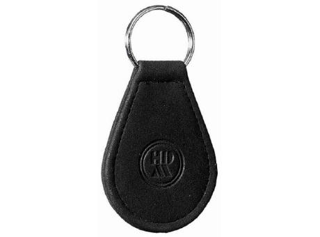 CreativDesign® Schlüsselanhänger "Label" schwarz bedrucken