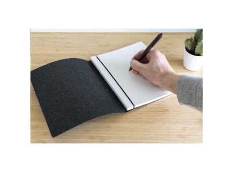 Recycled Leather Refillable Notebook A5 Notizbuch Werbeartikel