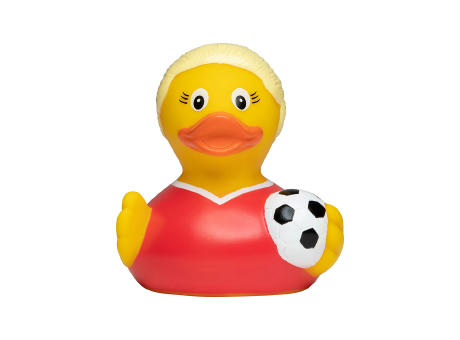 Quietsche-Ente Fußballerin Werbeartikel