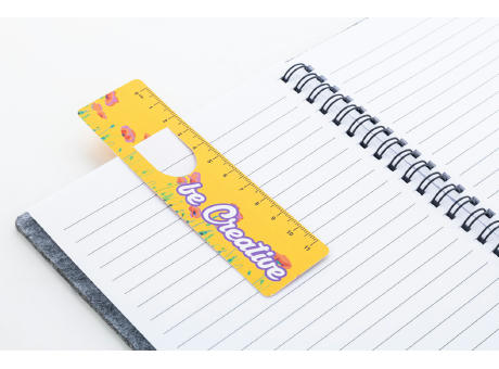 Individuelles Lesezeichen aus Papier Bamler Werbeartikel