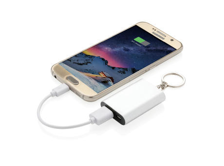 1.000 mAh Schlüsselanhänger Powerbank bedrucken