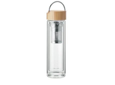 Trinkflasche Glas 400ml bedrucken