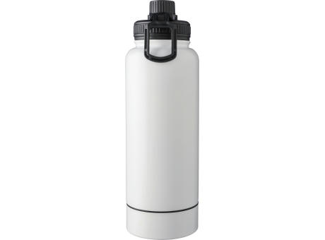Doppelwandige Edelstahl-Trinkflasche 1000 ml Nathaniel Werbeartikel