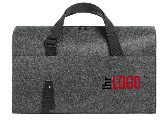 Halfar Organizer XL ModernClassic in Anthrazit als Werbeartikel – praktischer Business Organizer mit Logo bedrucken für Büro und Reisen