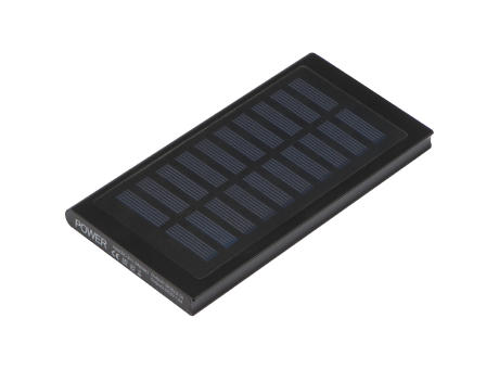 Solar Powerbank aus Metall 8.000mAh bedrucken