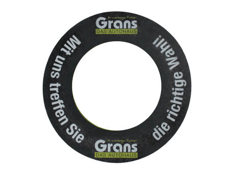 Darthalterung Catchring 69 cm mit Platz für 12 Pfeile | inkl. 4c Digitaldruck Werbeartikel