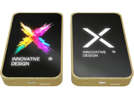 Product image SCX.design P26 15W 5000 mAh MagSafe Powerbank aus Holz bedrucken