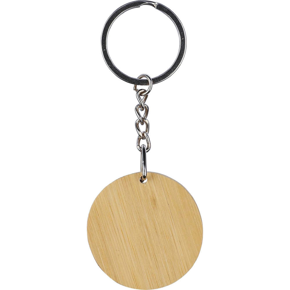 Product image Schlüsselanhänger aus Bambus Gene Werbeartikel