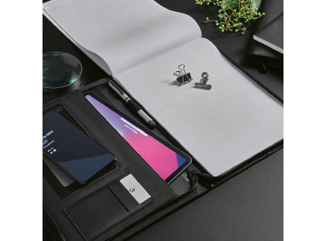 Orwell A5 Mappe recy. PU 64 Seiten Werbeartikel