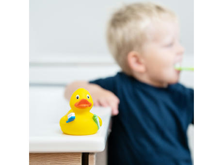 Quietsche-Ente Zahnbürste Werbeartikel